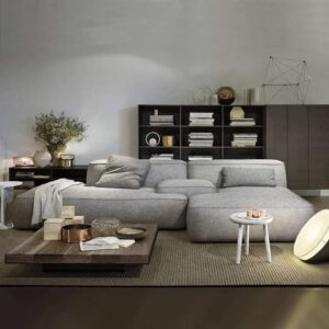 Ghế sofa phòng khách bọc da sang trọng GHT-803